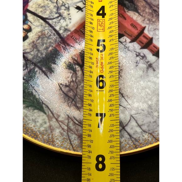 P Buckley Moss CHRISTMAS NIGHT Anna Perenna W. Germany Porcelain Plate #2980 COA - Picture 6 of 6